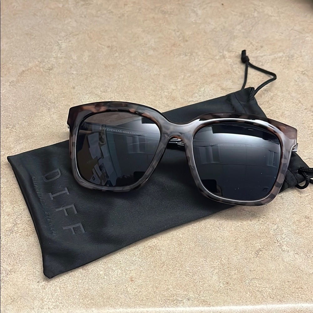 DIFF Tortoise Shell Sunglasses
